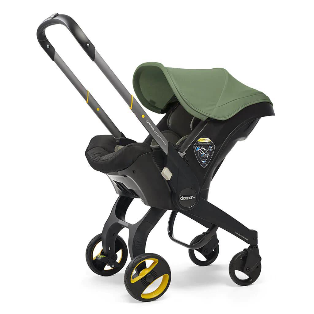 Doona Infant Car Seat & Stroller Travel System - Desert Green - Safe & Comfortable from Day One
