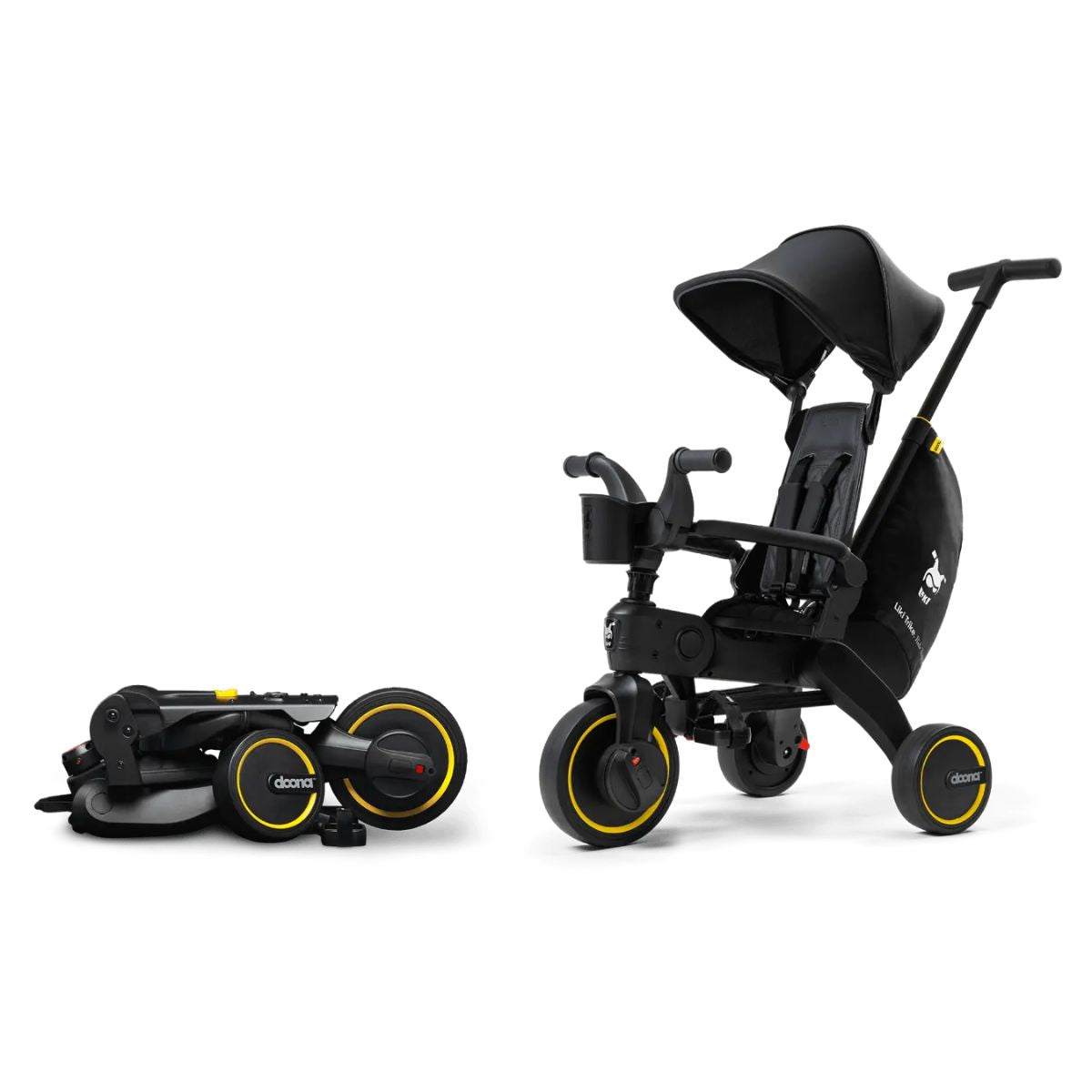 Doona Liki Trike - Midnight Edition - 5-in-1 Trike That Grows with Your Child